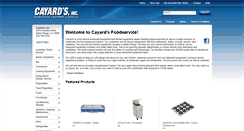 Desktop Screenshot of cayards.com